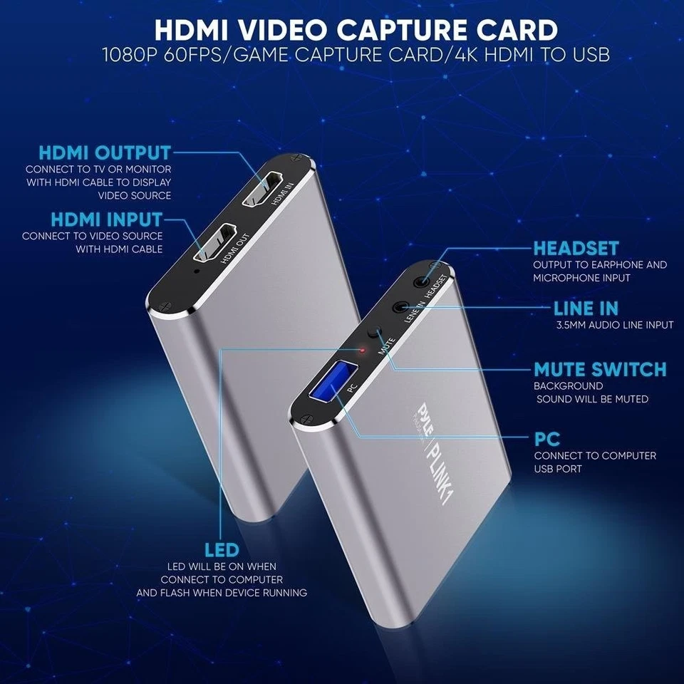 Gamelink USB HDMI Video Capture Device for Streaming, Recording, and Gaming - Image 2 of 4