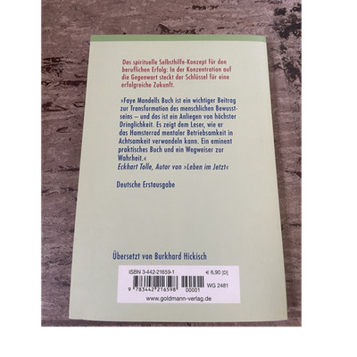 Faye Mandell Self-Powerment Goldmann Taschenbuch Deutsche Erstausgabe