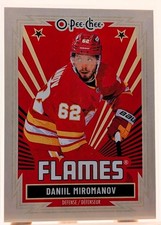 2025-26 O-Pee-Chee #241 Daniil Miromanov Calgary Flames Retro Hockey Card