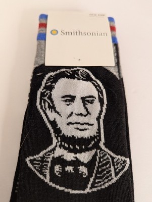 Abraham Lincoln Smithsonian Institution Official Merchandise One Size Socks