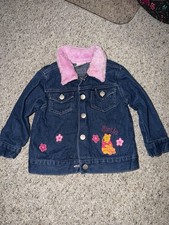 VINTAGE HTF DISNEY WINNIE THE POOH GIRLS JEAN JACKET