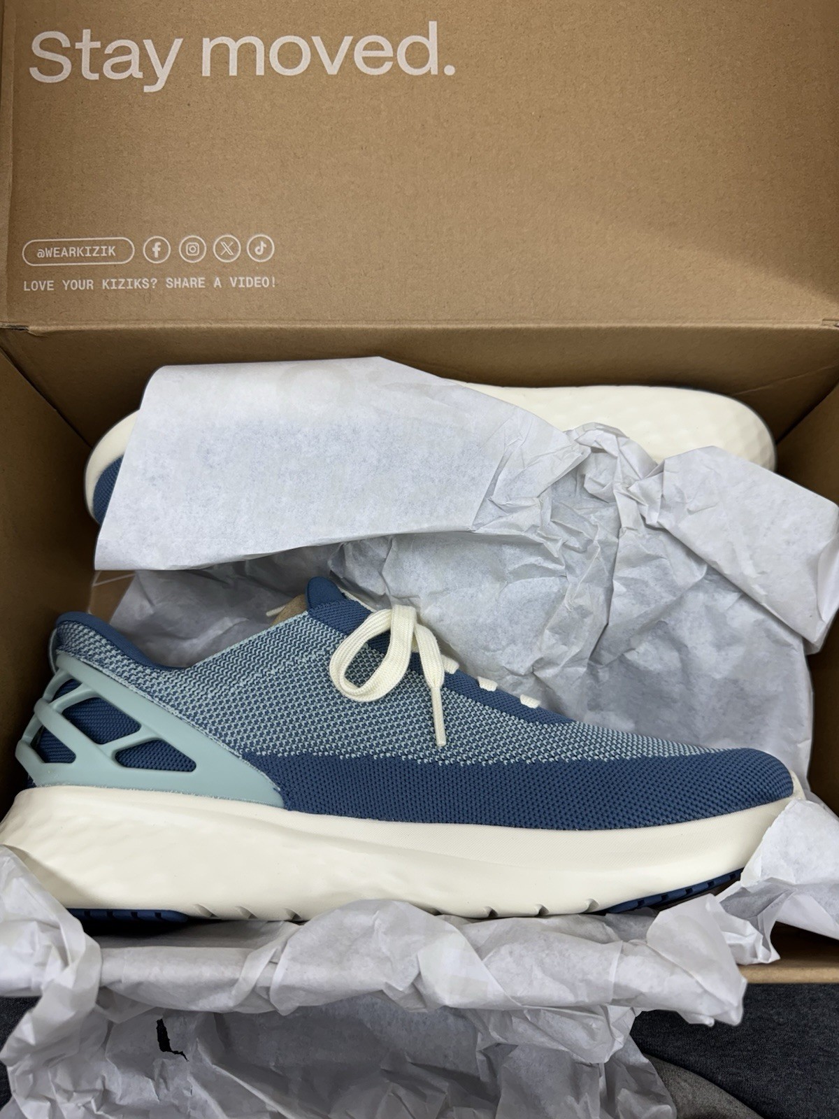 Zapatilla deportiva Kizik Athens Blue Mist para hombre