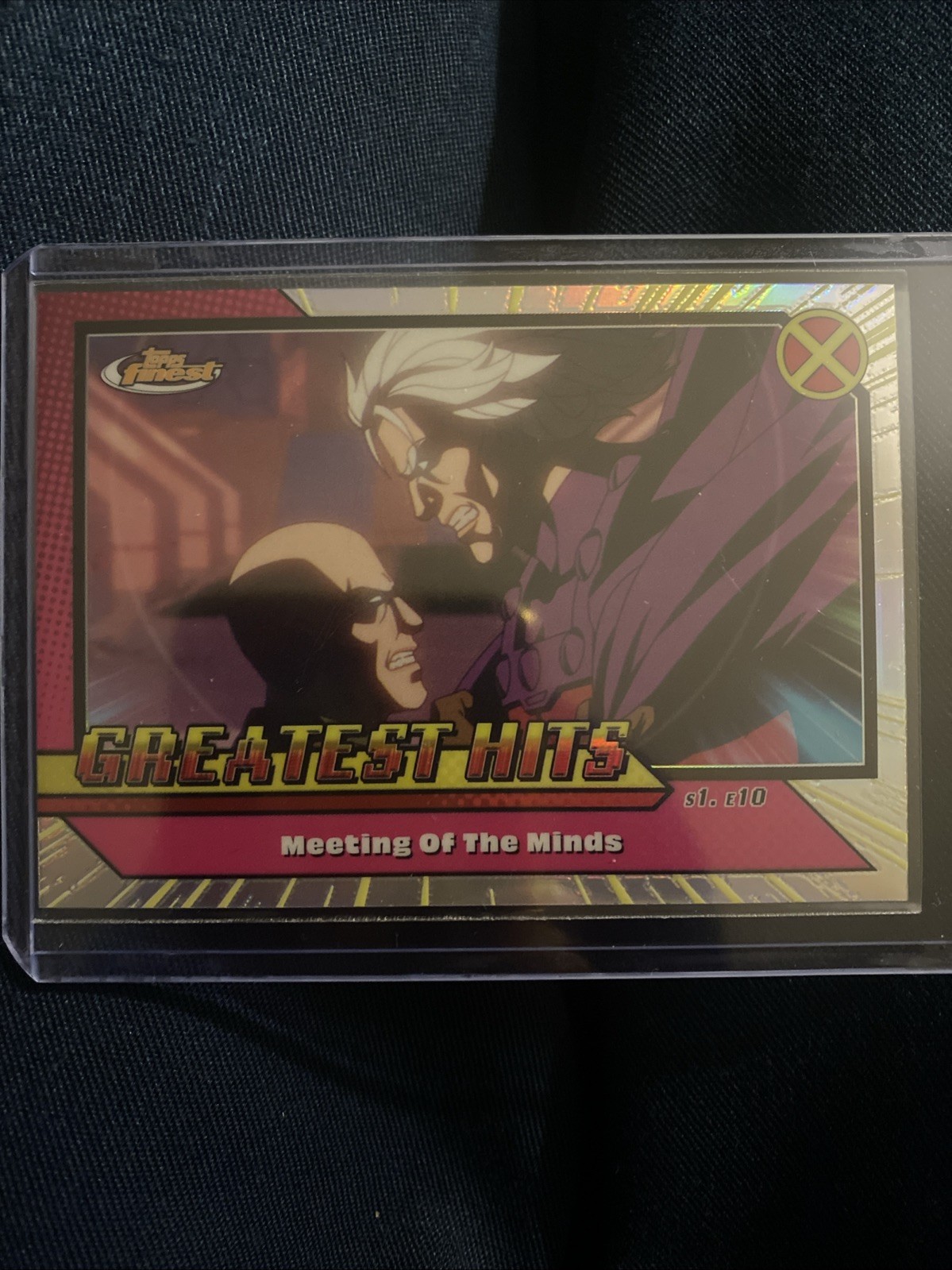 2025 Topps Finest X-Men '97 Greatest Hits Meeting Of The Minds #GH-19