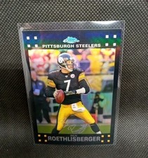 2007 Topps Chrome BEN ROETHLISBERGER #TC62 Black Refractor Parallel Steelers Nm