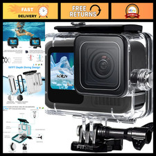 Waterproof Diving Housing Case for GoPro Hero 13/12/11/10/9 - 60M/196FT Accessor