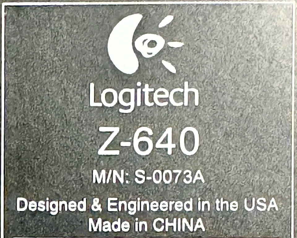 Logitech Z-640 Computer Lautsprecher 5.1 Surround Sound 50,5 Watt Komplettset 6 - Bild 4 von 4