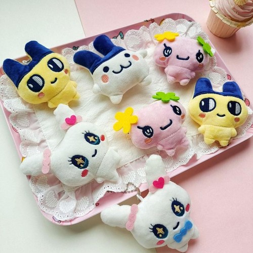 Cartoon Tamagotchi Anime Plush Pendant Creative Doll Keychain Decoration Gifts_W - Picture 2 of 13