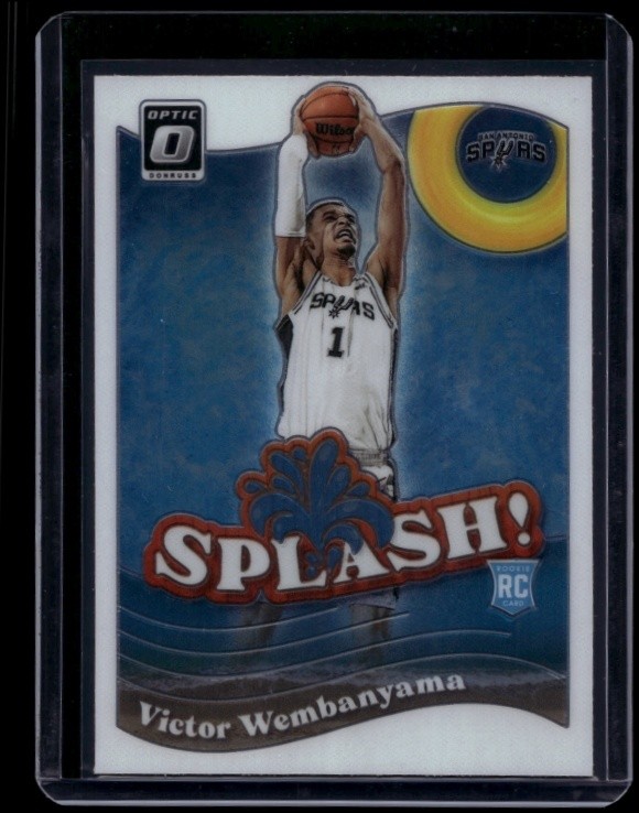 2023-24 Panini Donruss Optic Basketball Victor Wembanyama #6 RC Rookie Splash