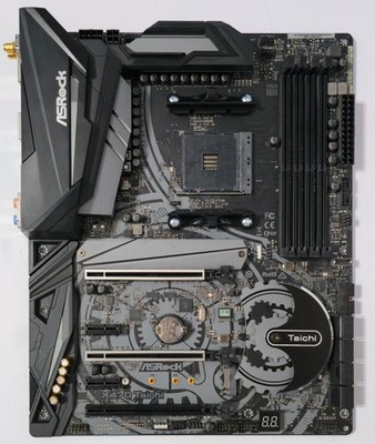 ASRock X470 Taichi AM4 Motherboard AMD DDR4 SATA3 M.2 HDMI SPDIF WIFI *NO I/O*
