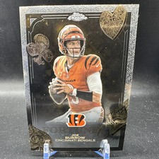 Joe Burrow Fortune 15 2025 Topps Chrome F15-5 Cincinnati Bengals