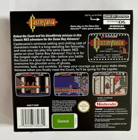 Castlevania - Nintendo Game Boy Advance NES Classics - Brand New in Box
