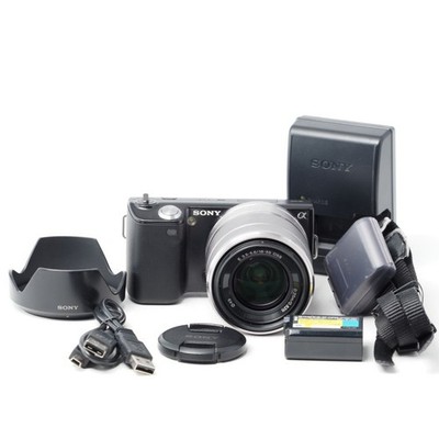 Sony NEX-5 Black 14.2 MP 18-55mm Lens [Japanese Language Only] US Stock