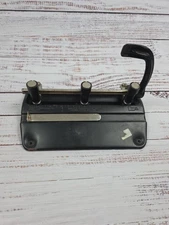 Master Products Mfg Co 3 hole punch Model 5325B Vintage Heavy Duty Industrial 94