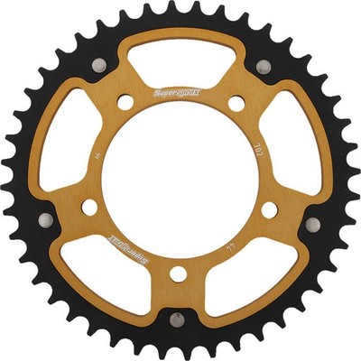 Supersprox Rear Stealth Sprocket 44T Gold RST-702-44-GLD