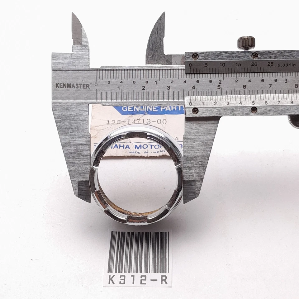 Silenciador junta tuerca Yamaha CS3 RD125 RD200 RS100 YCS1 YG1 YL1 YL2 P/N 132-14713-00 Foto 3 de 4