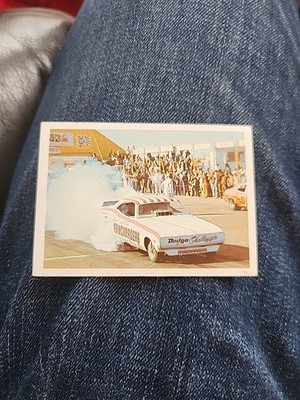 1971 Fleer Drag Champs Street Racing Card Dodge Challenger EX