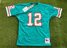 NWT Miami Dolphins Bob Griese #12 Authentic Retro 1973 NFL Football Jersey