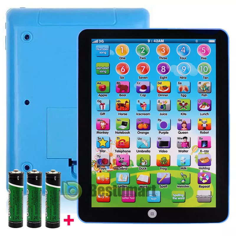 Educational Learning Tablet Toy For 2 3 4 5 6 7 Year Olds Kids Boy