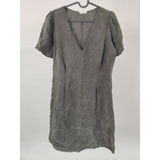LNA Women Dress Casual Lightweight Olive Green Sz M USA Made 100% Cupro