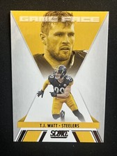 2021 Panini Score Football Game Face Insert #GF5 T.J. Watt Steelers
