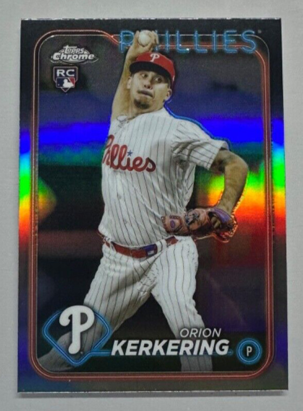 2024 Topps Chrome Orion Kerkering RC Refractor #180