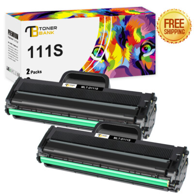 2 PK 111s for Samsung MLT-D111S Toner Cartridge Xpress M2020 M2024 M2070 M2070W