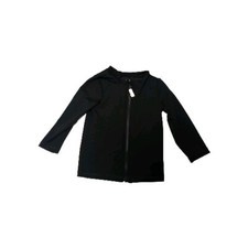 Cat  Jack Baby Toddler 12M Full Zip Rash Guard UPF 50 Swim Shirt Black