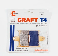 Brake Pads by Craft T4 T4-148 / EBC FA262 & FA254