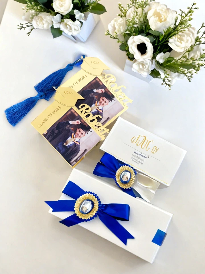 Imán de marco de fotos de graduación personalizado clase de 2025, regalo de regalos de fiesta de graduación Foto 4 de 4