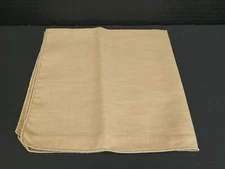 Vintage Linens N Things 17" Tan Dinner Table Napkins Set of 4