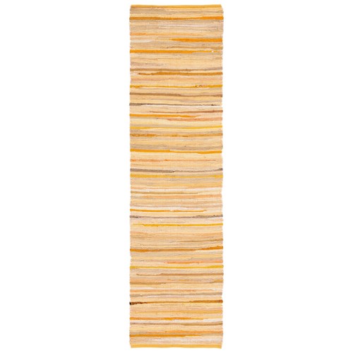 SAFAVIEH Rag Rug RAR130H Handwoven Yellow / Multi Rug - Picture 3 of 31