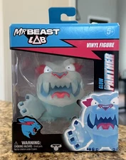 MR BEAST Lab GLOW PANTHER Vinyl Figure 3.5" Glow In The Dark NEW boys Gift