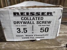 Reisser 3.5 x 50mm Collated Drywall Screws - Box of 1000