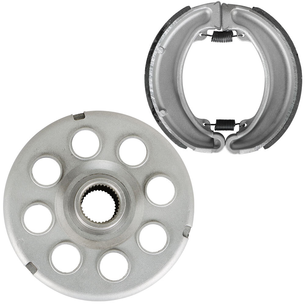Rear Brake Shoes & Drum Hub For Honda TRX300FW Fourtrax 300 4X4 1988 1990-2000