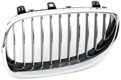 Kühlergrill / Niere Chrom  links  BMW E60 E61 520i - 550i Limousine + Touring