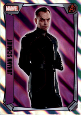 Topps Trading Card 243 - Johann Schmidt - Holographic Foil  Marvel Missions 2017