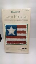 Wonder Art Caron Latch Hook Rug Kit M PATRIOT
