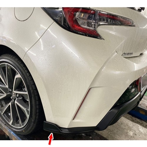 Matte Black For TOYOTA Corolla Auris Hatchback NEW Rear Bumper Lip Splitter - Picture 6 of 10