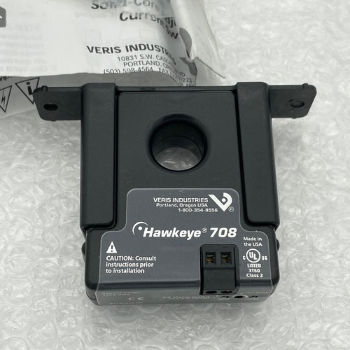 NEW Veris Hawkeye 708 Z101428-OC Digital Current Sensor/ Relay Combo