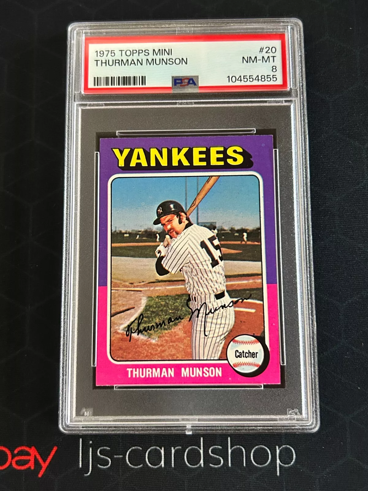Thurman Munson trading card