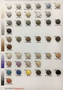 Mapei Silicone Sealant Colour Chart