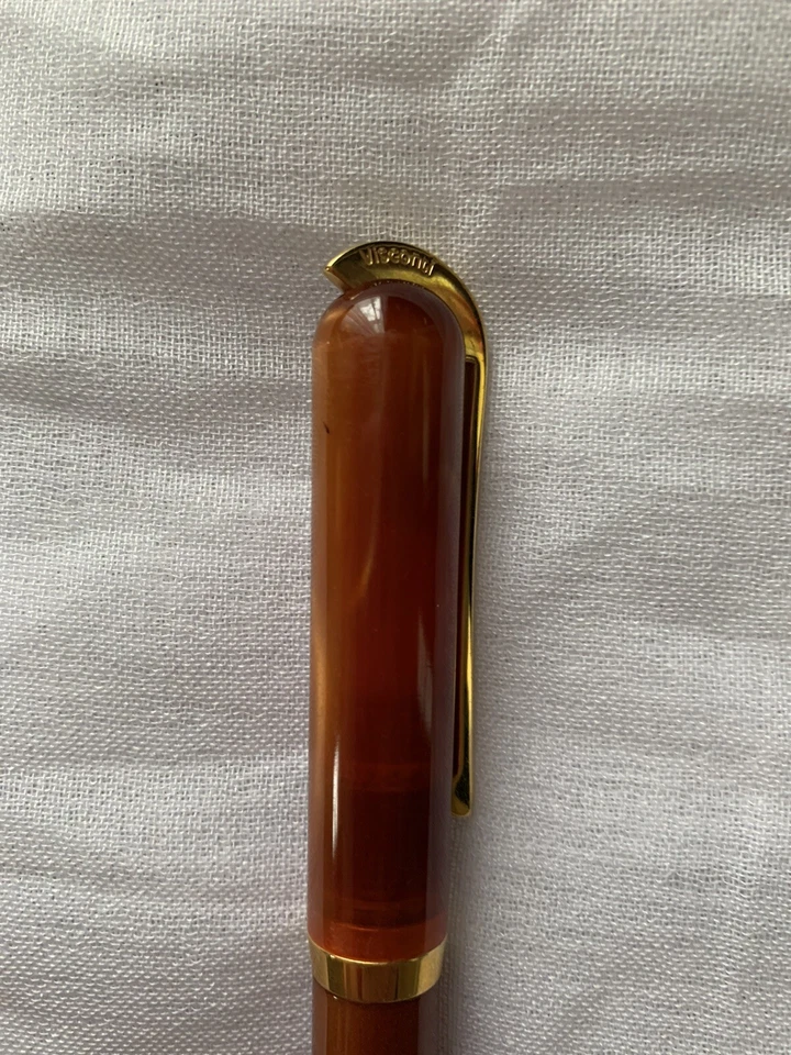 Visconti 1ª Ed. Bolígrafo convertible Amber Pericle RARO en caja original Foto 2 de 4