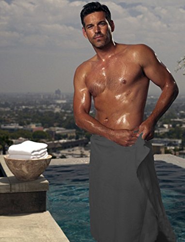 Microfiber Luxury Grey Bath Towel Extra Large Bath Sheet Beach Towel 36 Inch ... - Picture 5 of 8