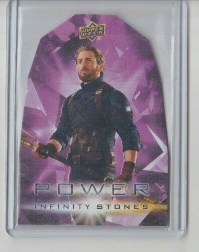 Avengers Infinity War Power Stones Trading Card #PP2 Chris Evans Steve Rogers - 第 1/1 張圖片