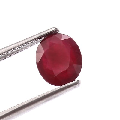 2.10 CT - Fine Quality Natural CERTIFIED Burma Ruby Loose Oval Gemstone Cut