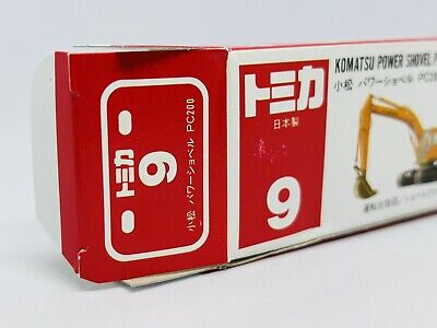 Tomica Tomy 9-3-8 Komatsu Power Shovel PC200 - Made In Japan Tomica Tomy 9-3-8 Komatsu Power Shovel PC200 - Made In Japan
