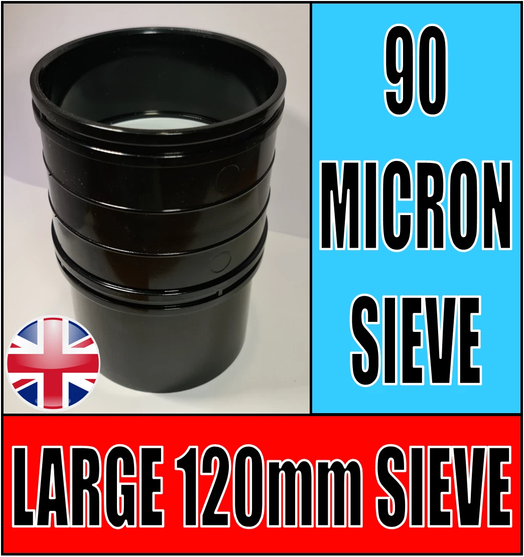 LARGE 90 MICRON NYLON MESH STACKABLE SIEVE FOOD GRADE STRAINER HOME BREW FILTER