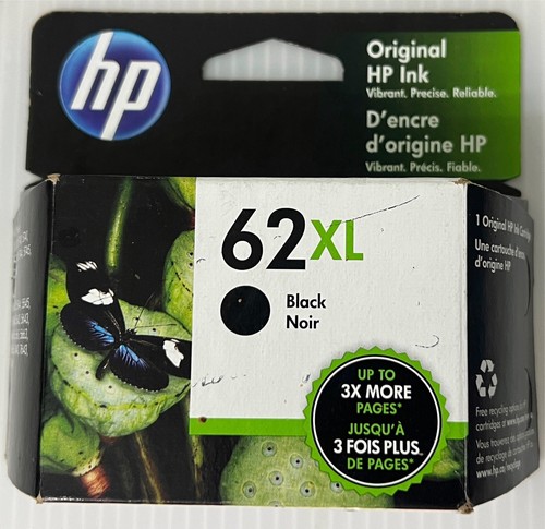 HP C2P05AN 62XL Tintenpatrone mit hoher Reichweite - Schwarz Noir