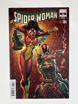 Spider-Woman #16 B Rob Liefeld Deadpool 30Th Variant (10/20/2021) Marvel