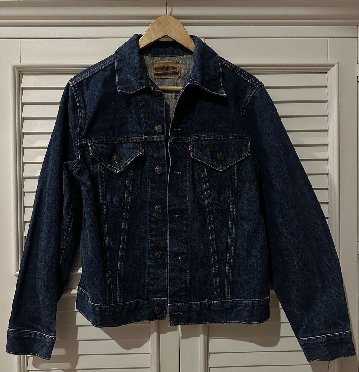 BIG E Vintage 60s Levis Denim Trucker Jacket Type 3 521 BIG E Vintage 60s Levis Denim Trucker Jacket Type 3 521